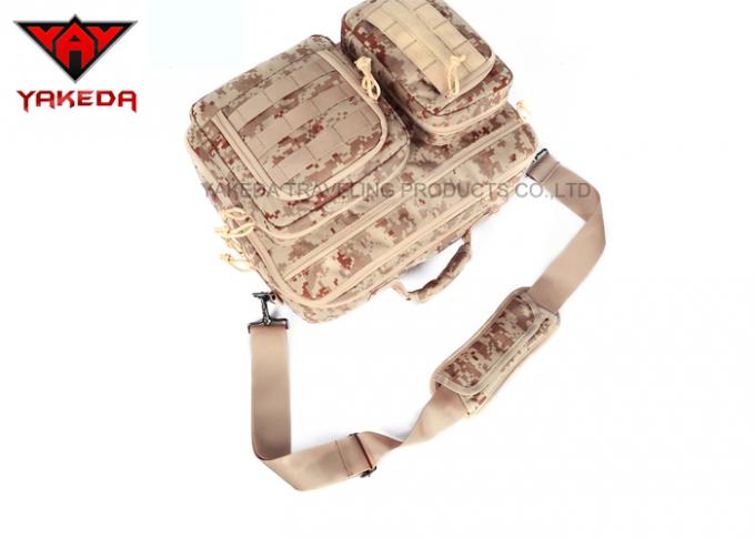屋外ギヤ ラップトップ袋の戦術的な多機能のラップトップ袋のショルダー・バッグの十字ボディ吊り鎖はラップトップのメッセンジャー袋を袋に入れます