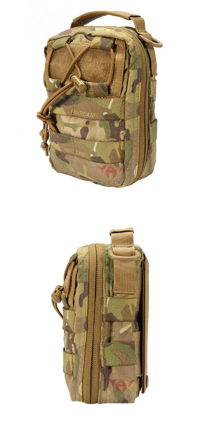 戦術的なMolleの実用的な袋EMT袋の携帯用屋外のハイキングの軍の袋